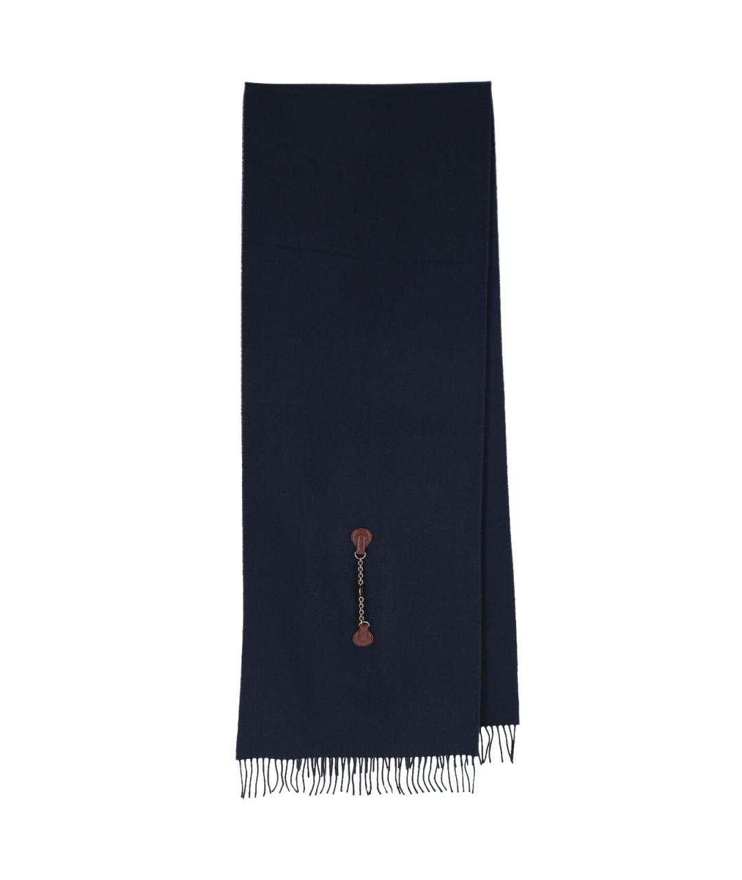 CHLOE Синий шерстяной шарф, фото 1