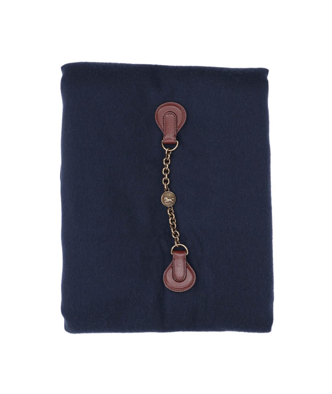 CHLOE Синий шерстяной шарф, фото 2