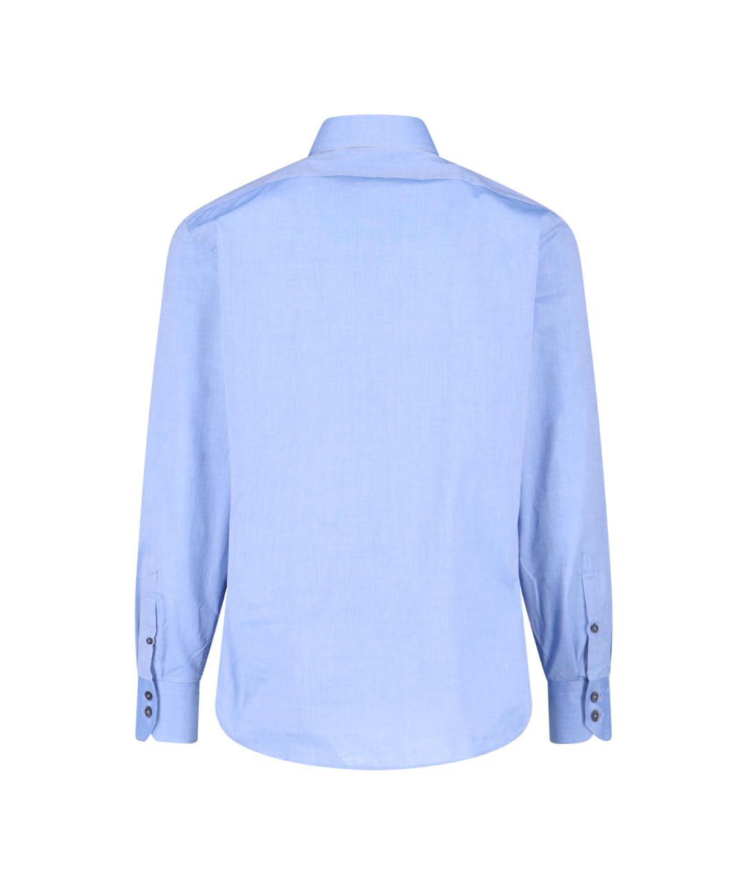 VIVIENNE WESTWOOD Синяя хлопковая кэжуал рубашка, фото 2