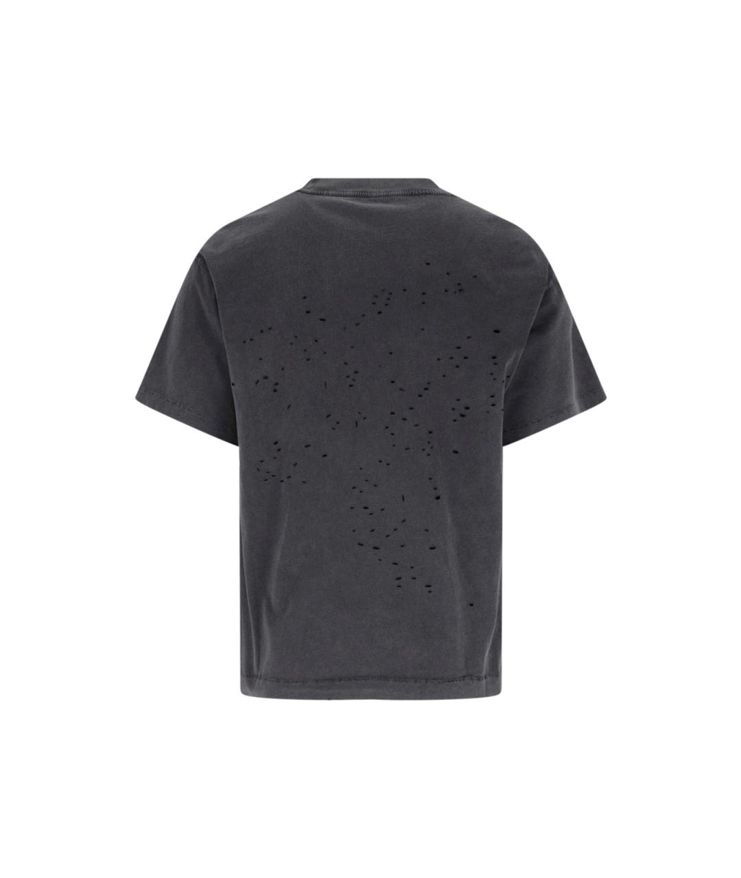 SATISFY Серая хлопковая футболка, фото 2