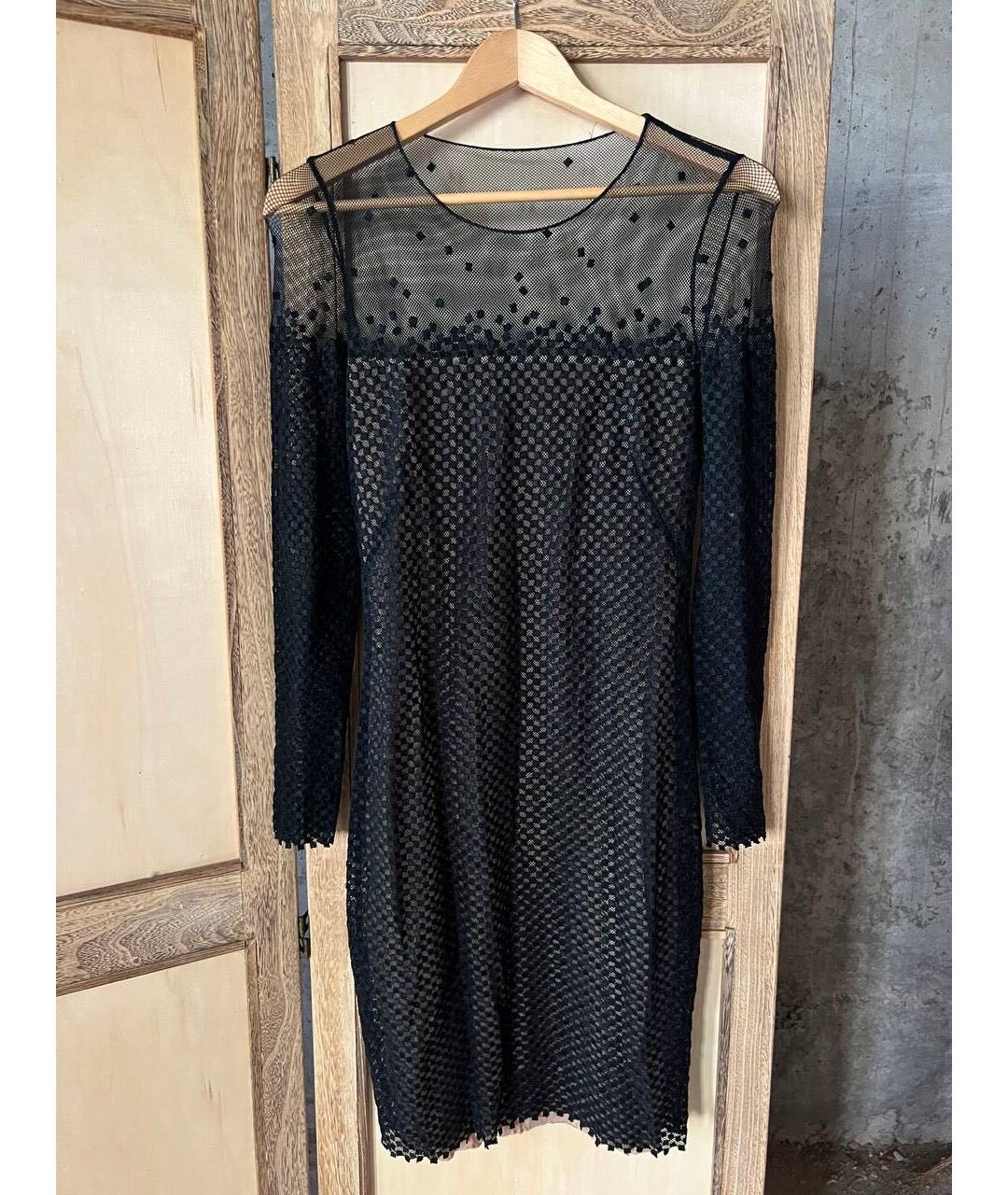 AKRIS Черное полиамидовое повседневное платье, фото 8