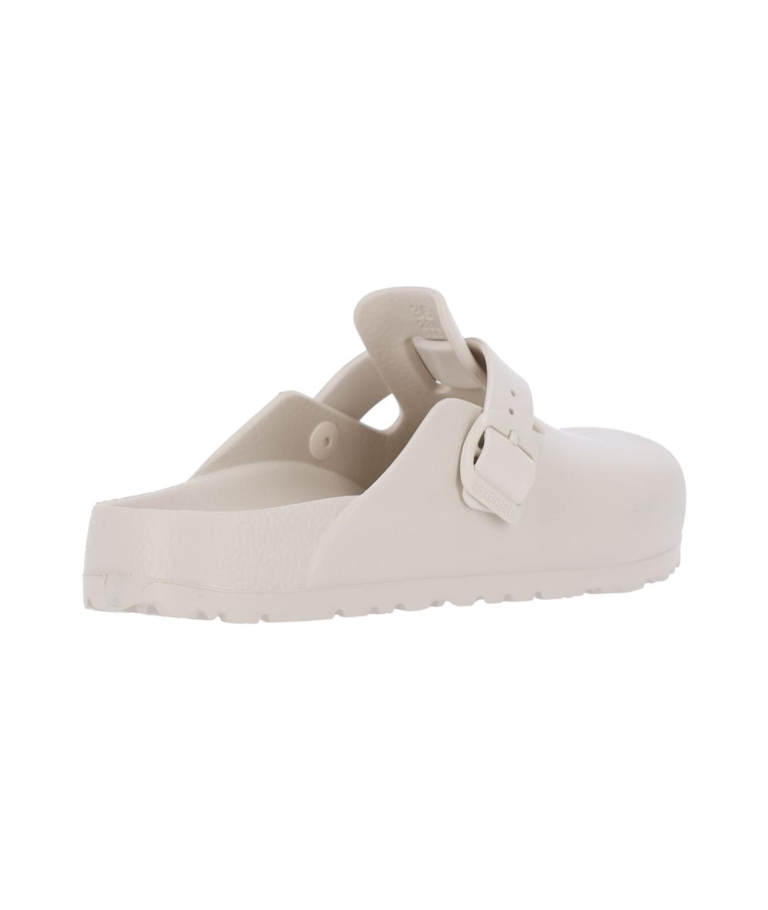 BIRKENSTOCK Белые резиновые мюли, фото 4