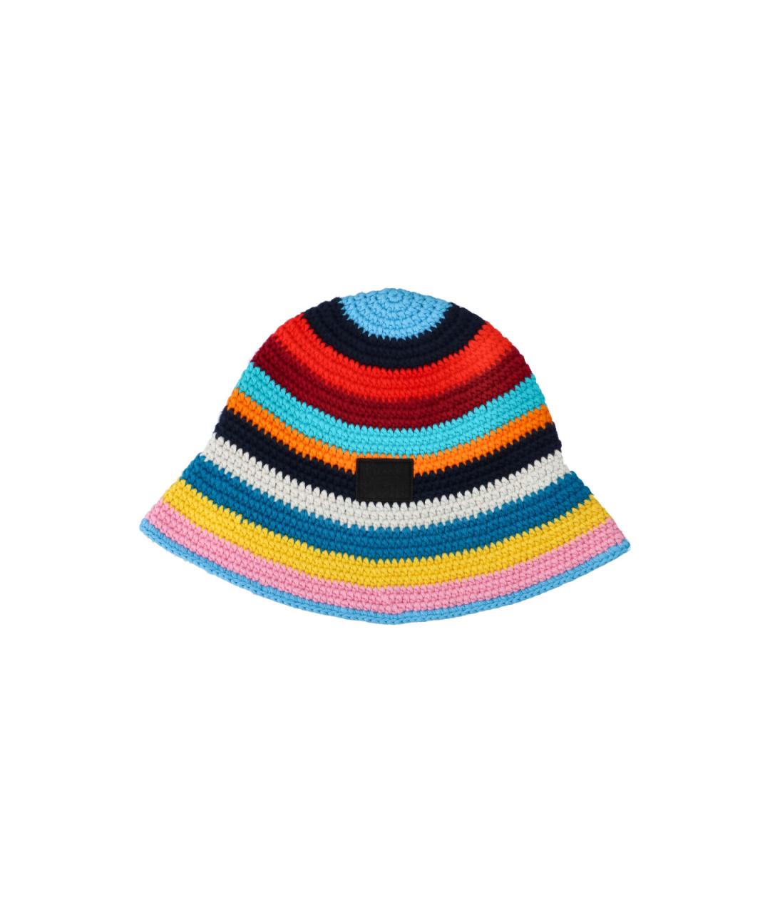 PAUL SMITH Мульти хлопковая шляпа, фото 4