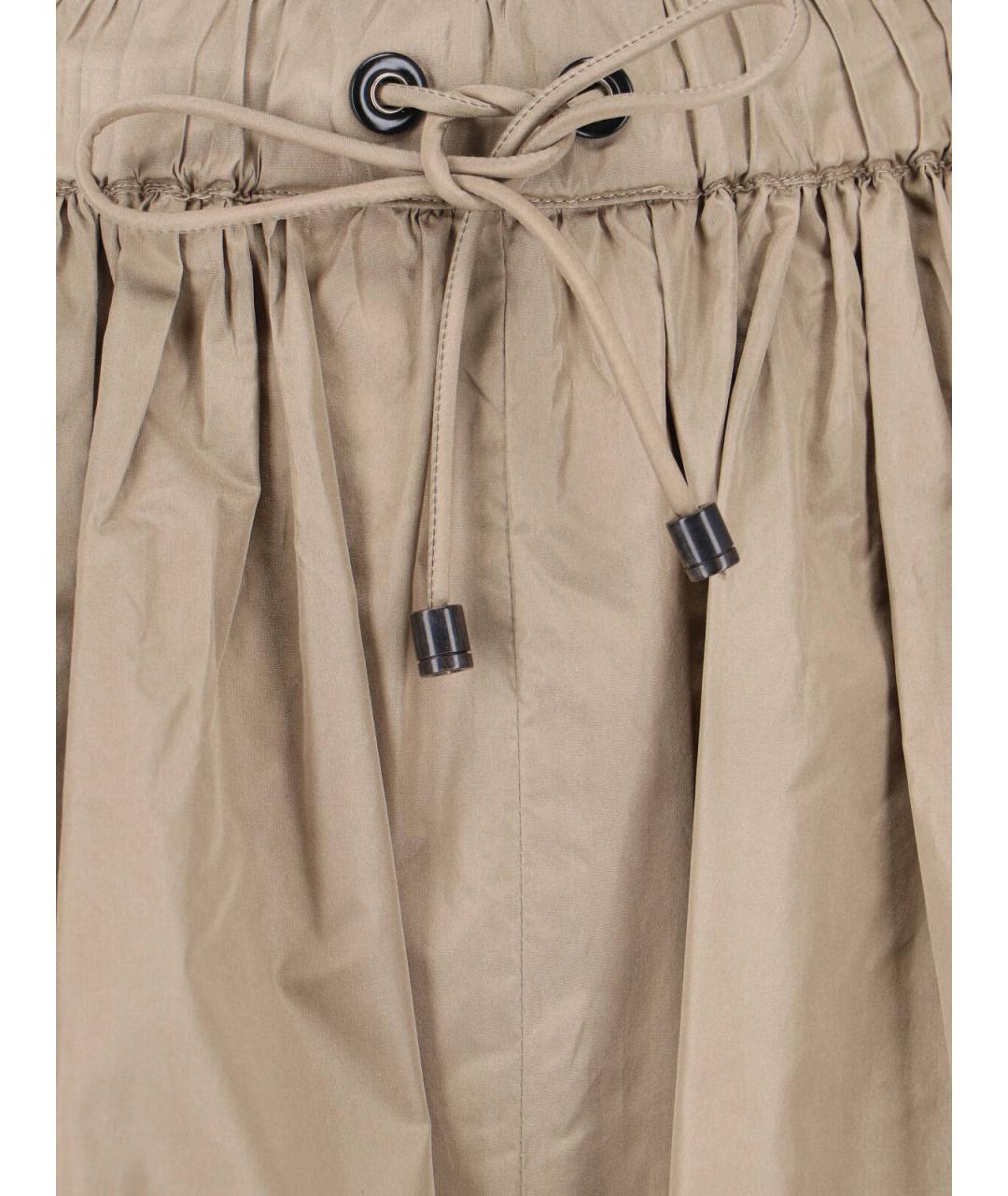 MAX MARA Зеленая полиэстеровая юбка миди, фото 5