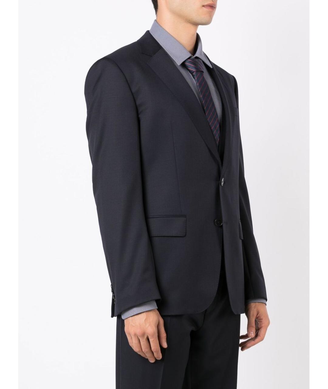 HUGO BOSS Синий шерстяной жилет, фото 4