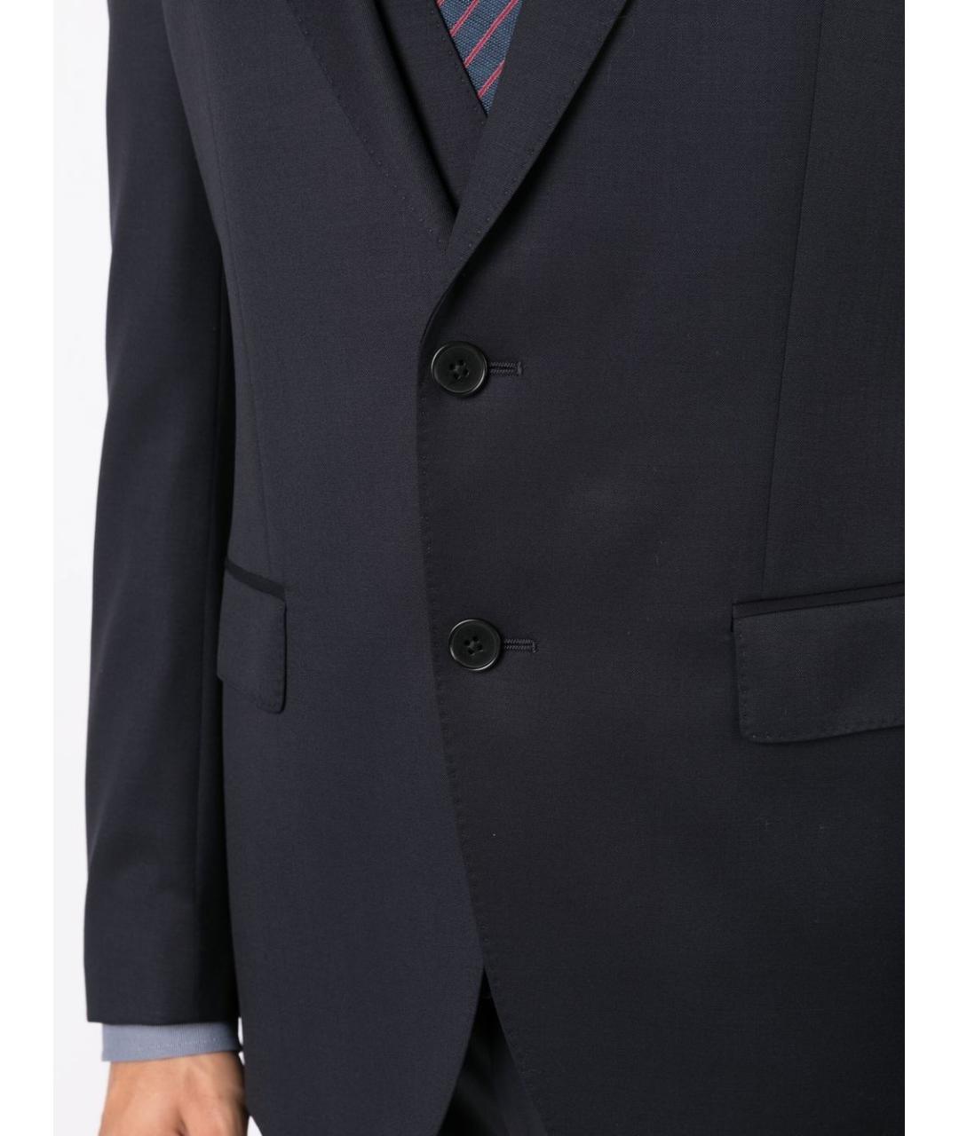 HUGO BOSS Синий шерстяной жилет, фото 3