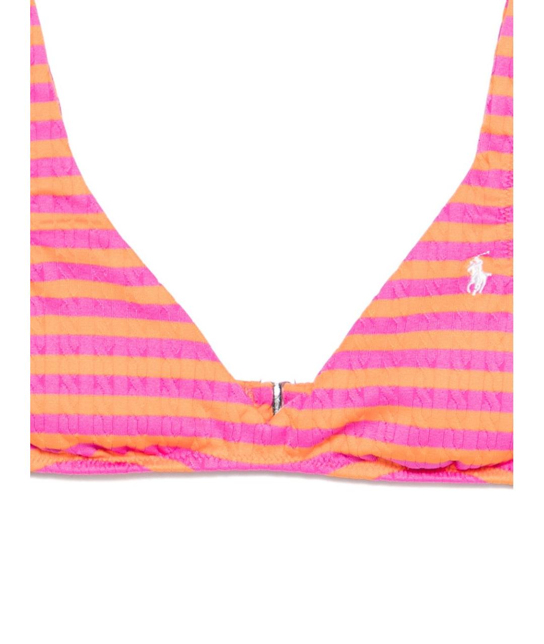 POLO RALPH LAUREN Розовый полиамидовый купальник, фото 3