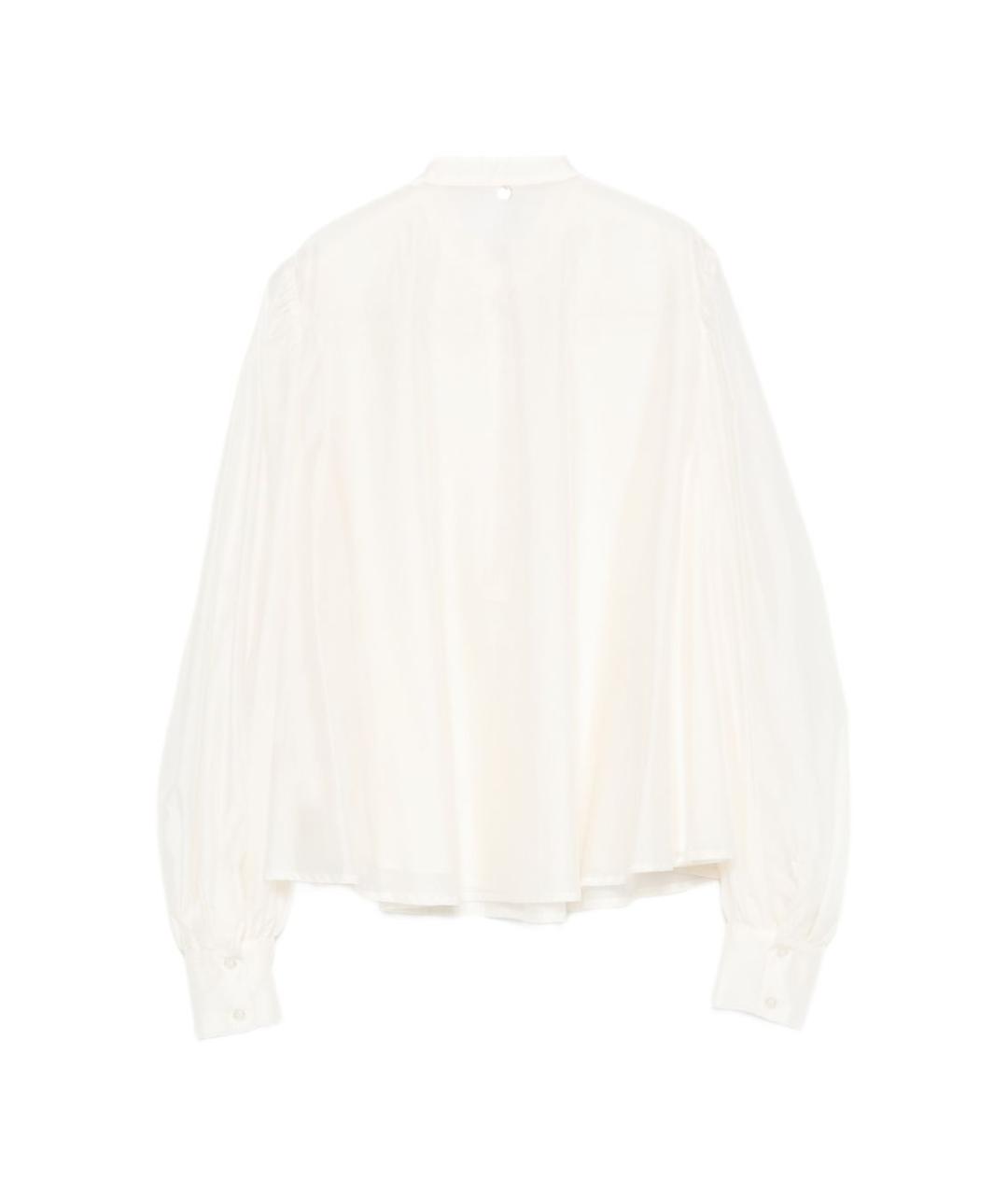 LIU JO Белая полиэстеровая блузы, фото 2
