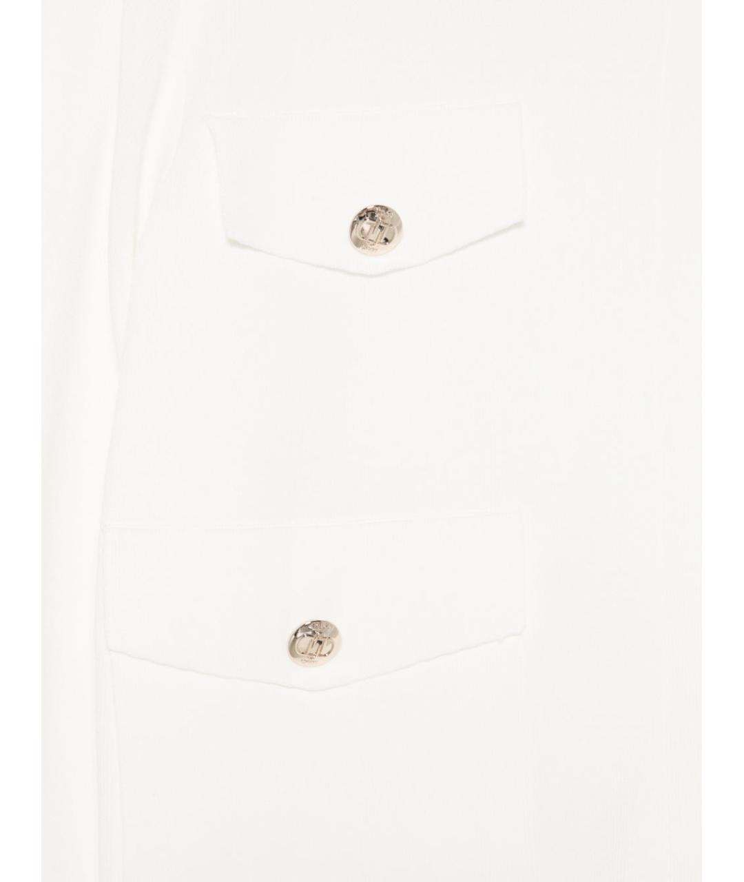 LIU JO Белый вискозный джемпер / свитер, фото 3