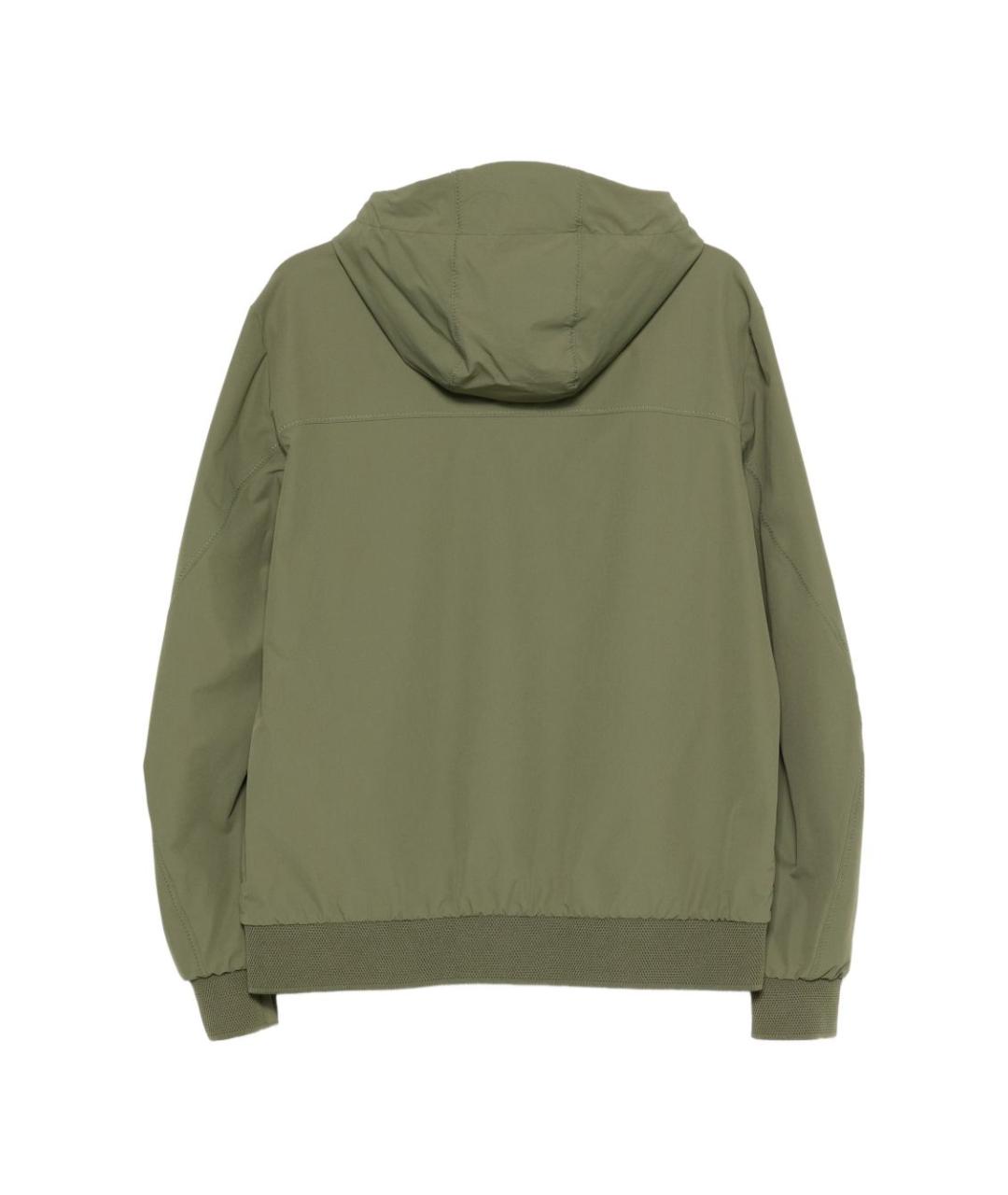 PEUTEREY Зеленая полиамидовая куртка, фото 2