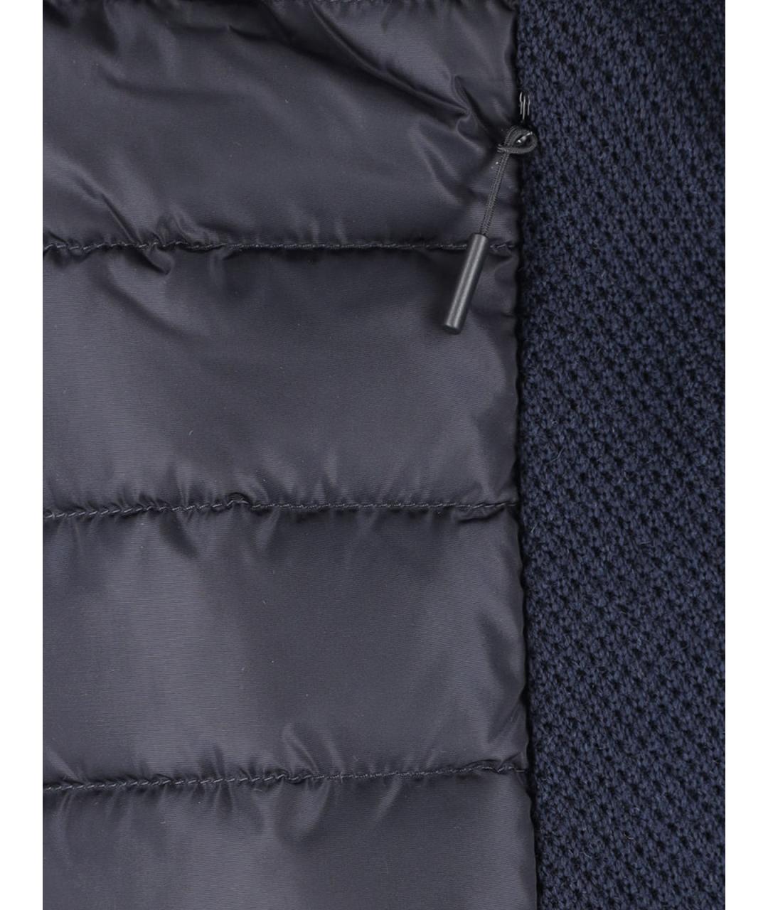 CANADA GOOSE Синий шерстяной кардиган, фото 5