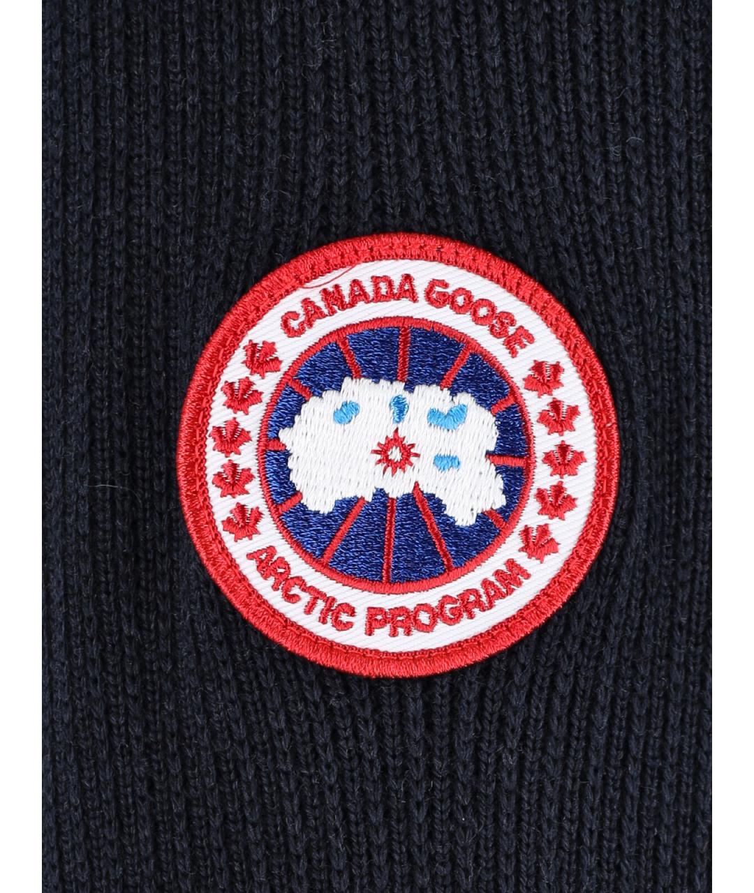 CANADA GOOSE Синий шерстяной кардиган, фото 4