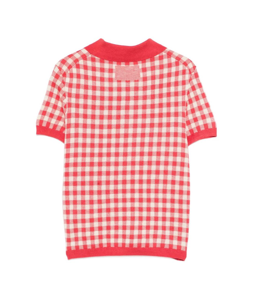 GUEST IN RESIDENCE Красная шелковая футболка, фото 3