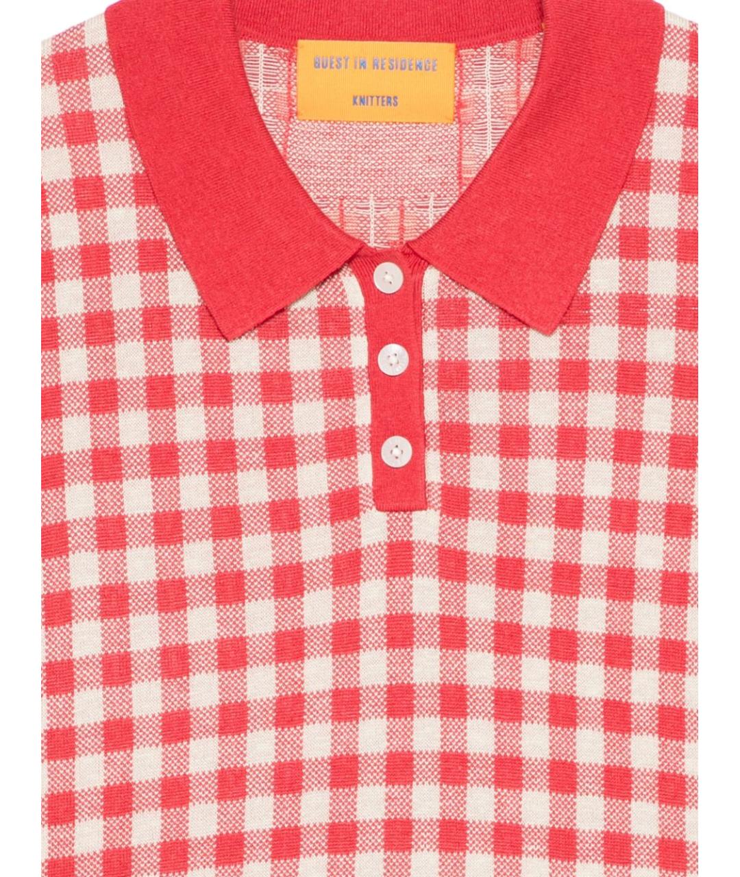 GUEST IN RESIDENCE Красная шелковая футболка, фото 2