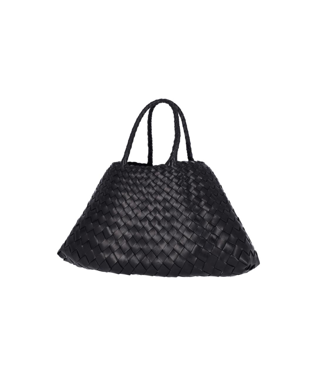 Dragon Diffusion Черная кожаная сумка тоут, фото 2