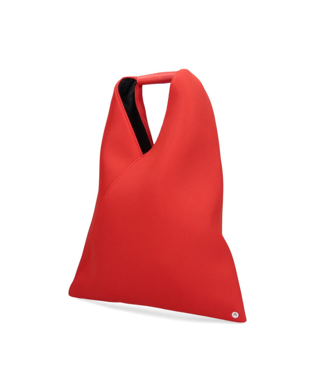 MM6 MAISON MARGIELA Оранжевая синтетическая сумка тоут, фото 2