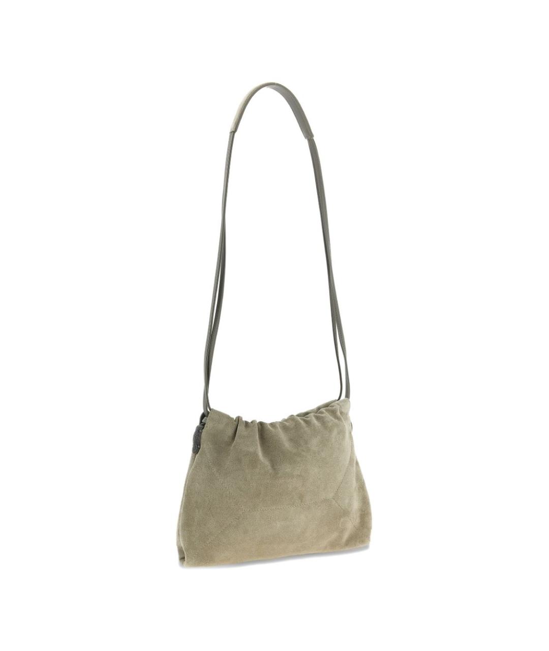 BRUNELLO CUCINELLI Кожаная сумка через плечо, фото 3