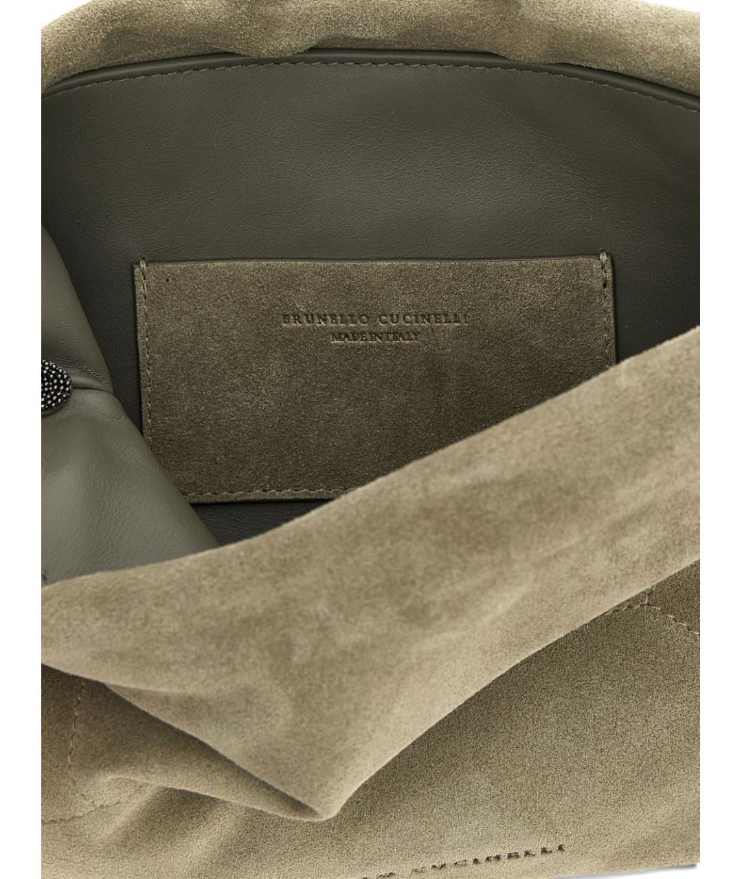 BRUNELLO CUCINELLI Кожаная сумка через плечо, фото 2