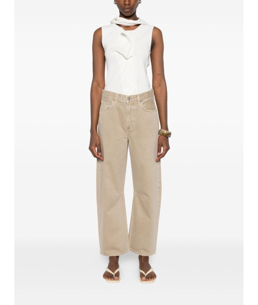 Citizien Of Humanity Хлопковые прямые джинсы, фото 2