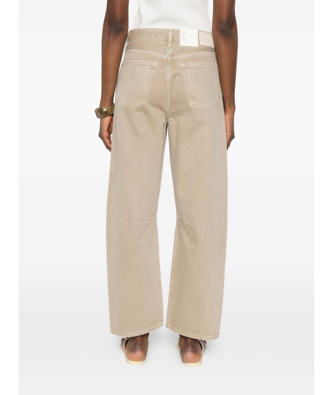 Citizien Of Humanity Хлопковые прямые джинсы, фото 3