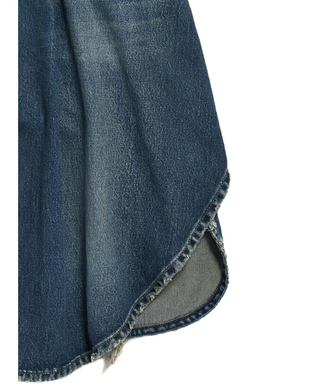 BALENCIAGA Синие хлопковые шорты, фото 2