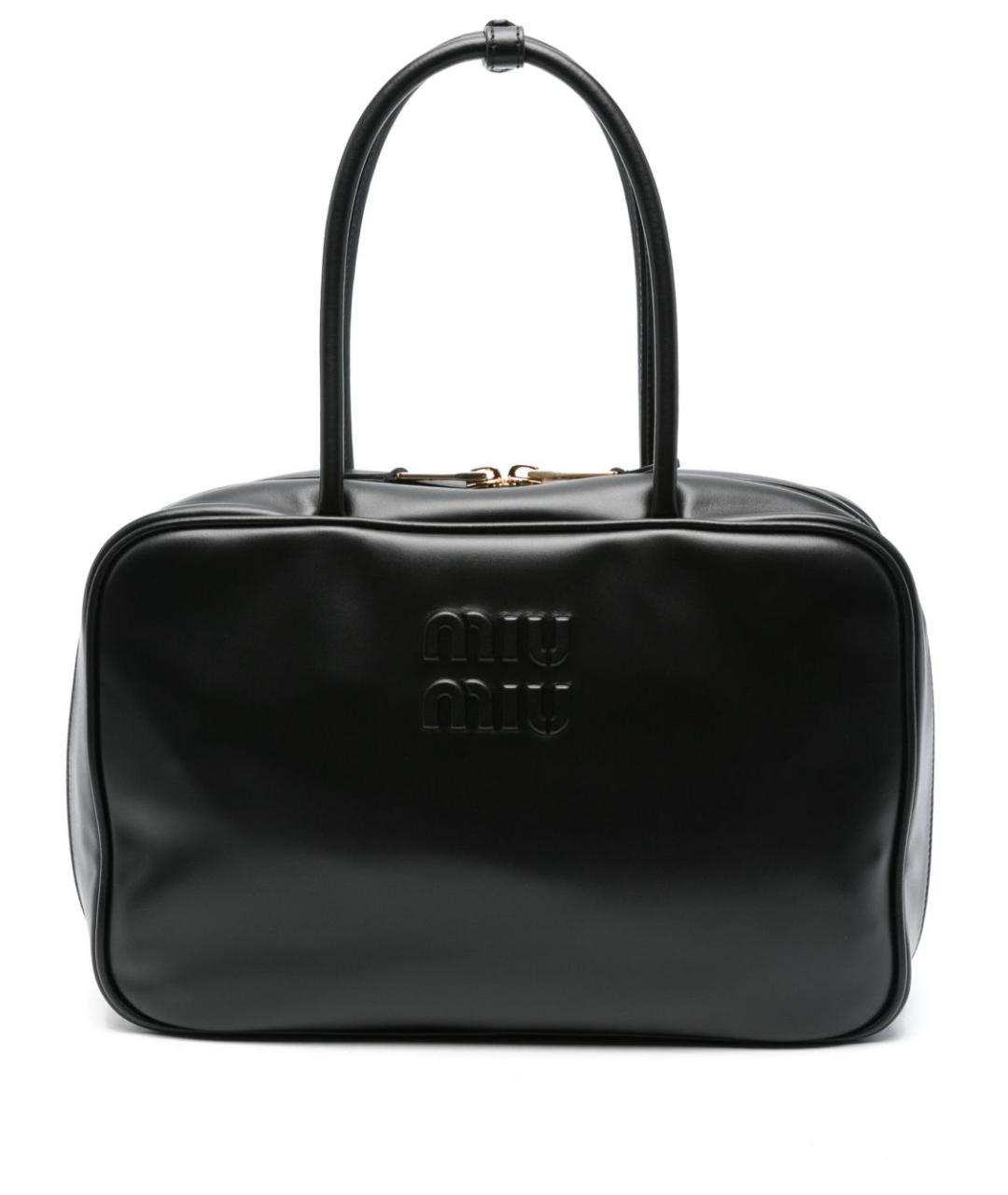 MIU MIU Кожаная сумка с короткими ручками, фото 1