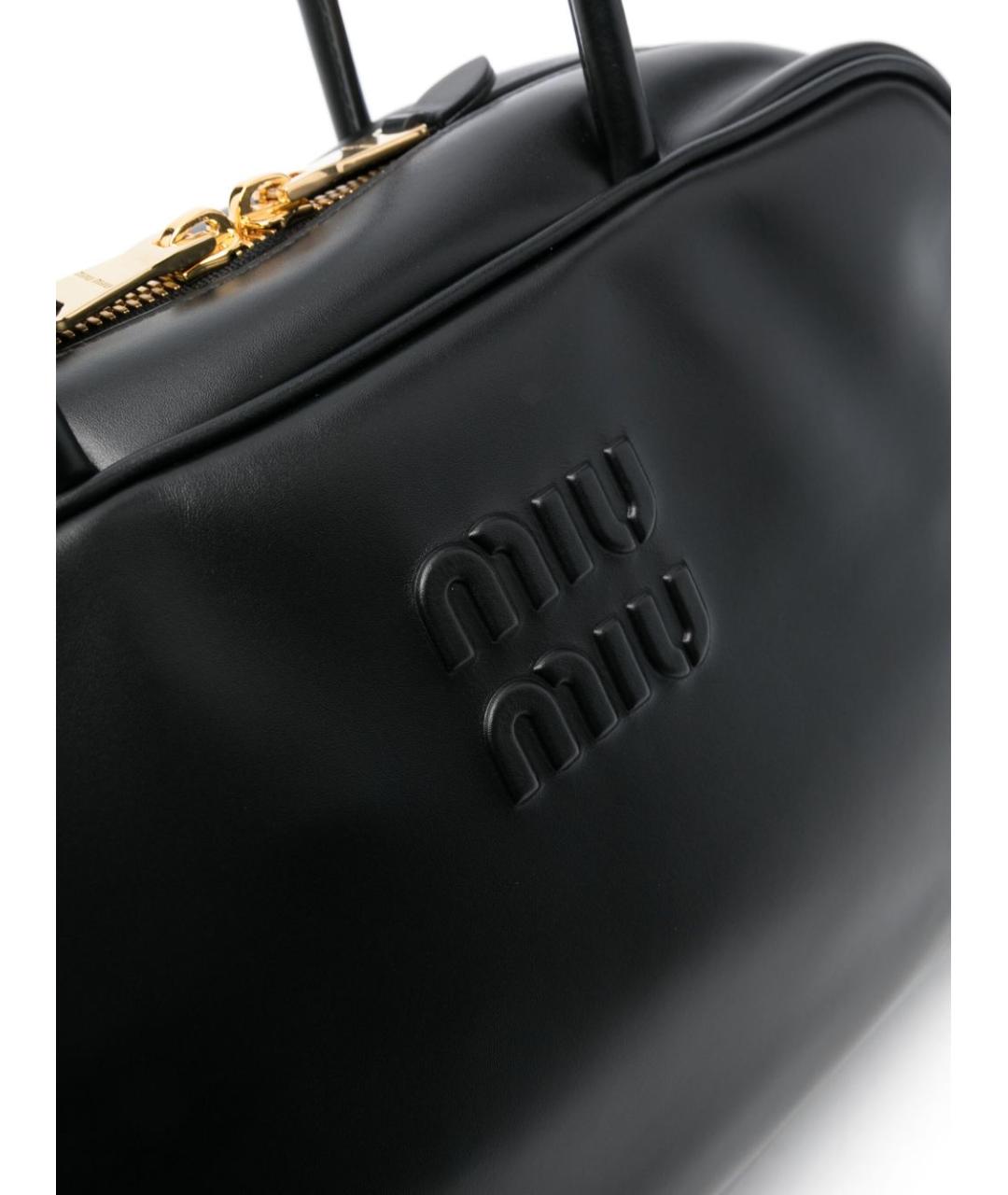 MIU MIU Кожаная сумка с короткими ручками, фото 2