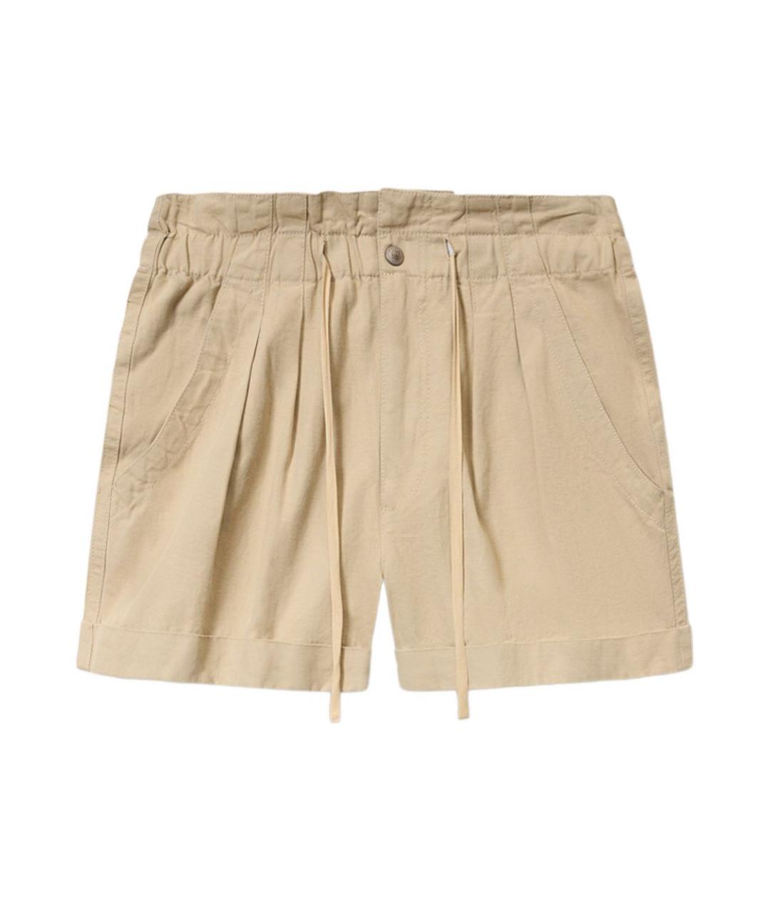 ISABEL MARANT Бежевые хлопковые шорты, фото 1