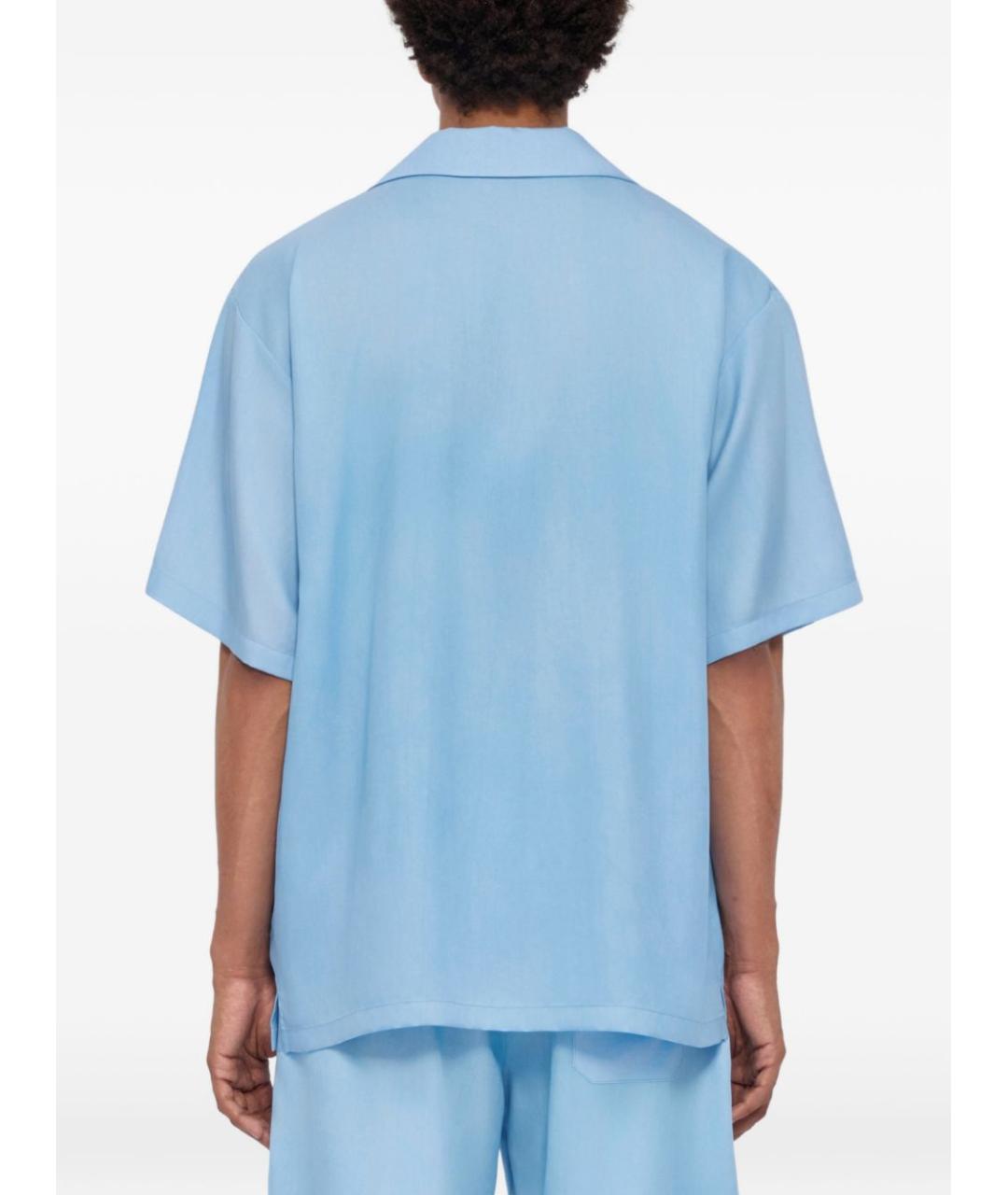 MSGM Голубая кэжуал рубашка, фото 2