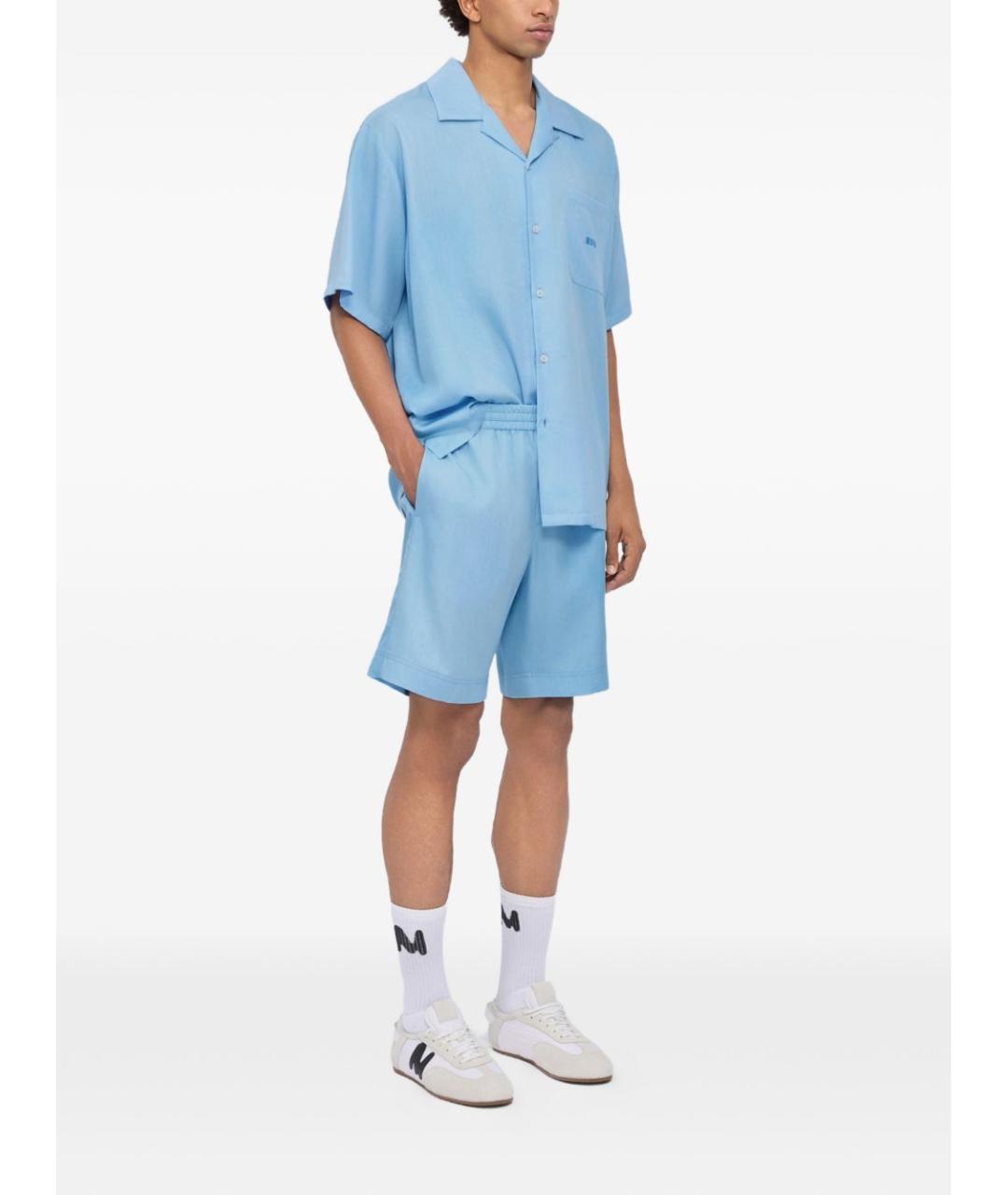 MSGM Голубая кэжуал рубашка, фото 4