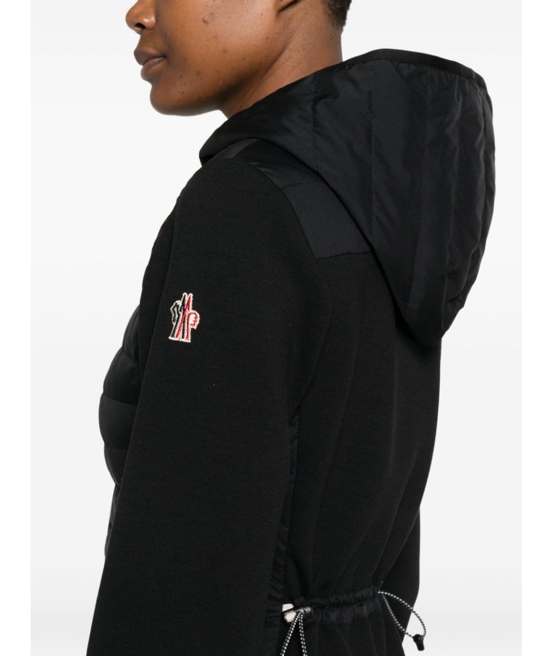MONCLER GRENOBLE Черная полиамидовая куртка, фото 4