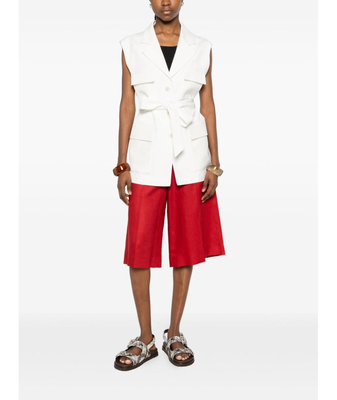 P.A.R.O.S.H. Белый вискозный жилет, фото 2