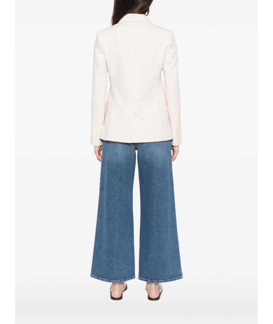 WEEKEND MAX MARA Бежевый полиэстеровый жакет/пиджак, фото 5