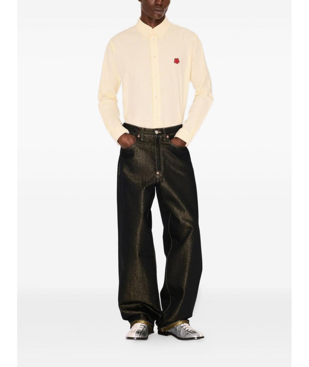 KENZO Хлопковая кэжуал рубашка, фото 3