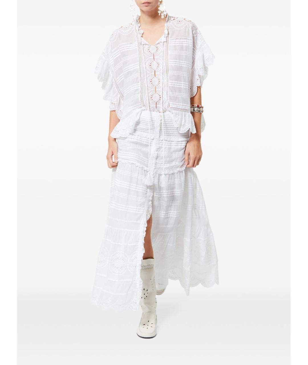 ISABEL MARANT Белая хлопковая рубашка, фото 6