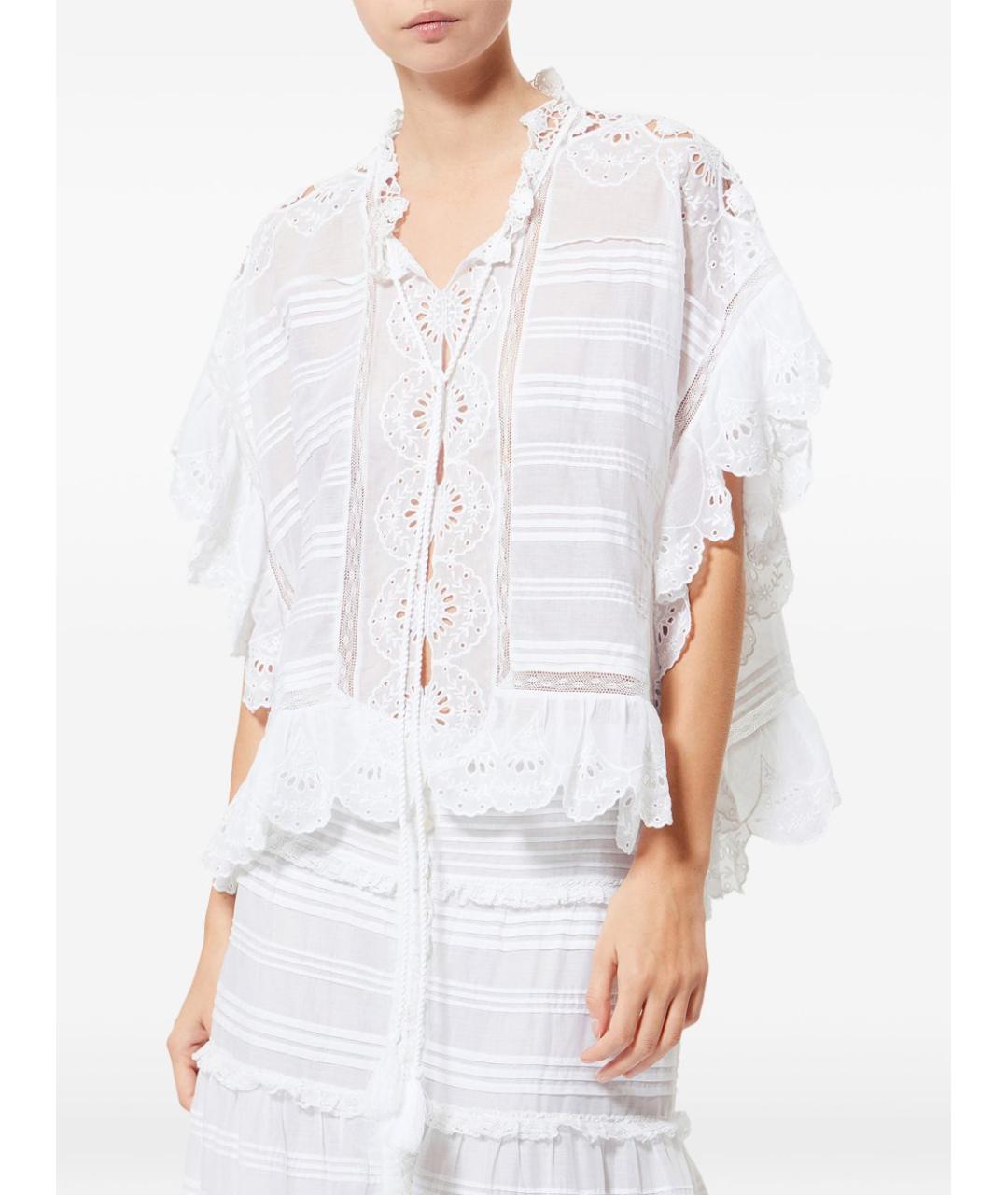 ISABEL MARANT Белая хлопковая рубашка, фото 3