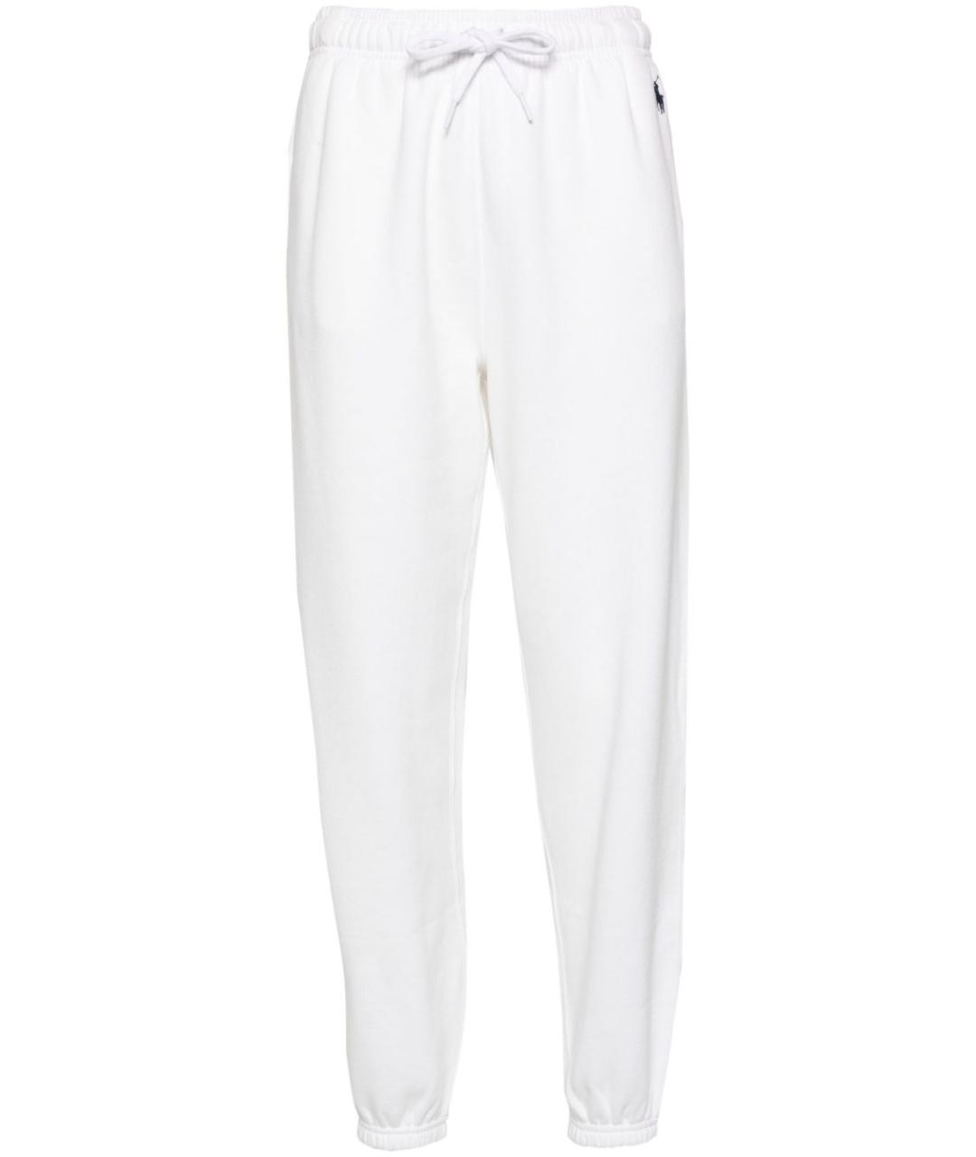 POLO RALPH LAUREN Белые прямые брюки, фото 1
