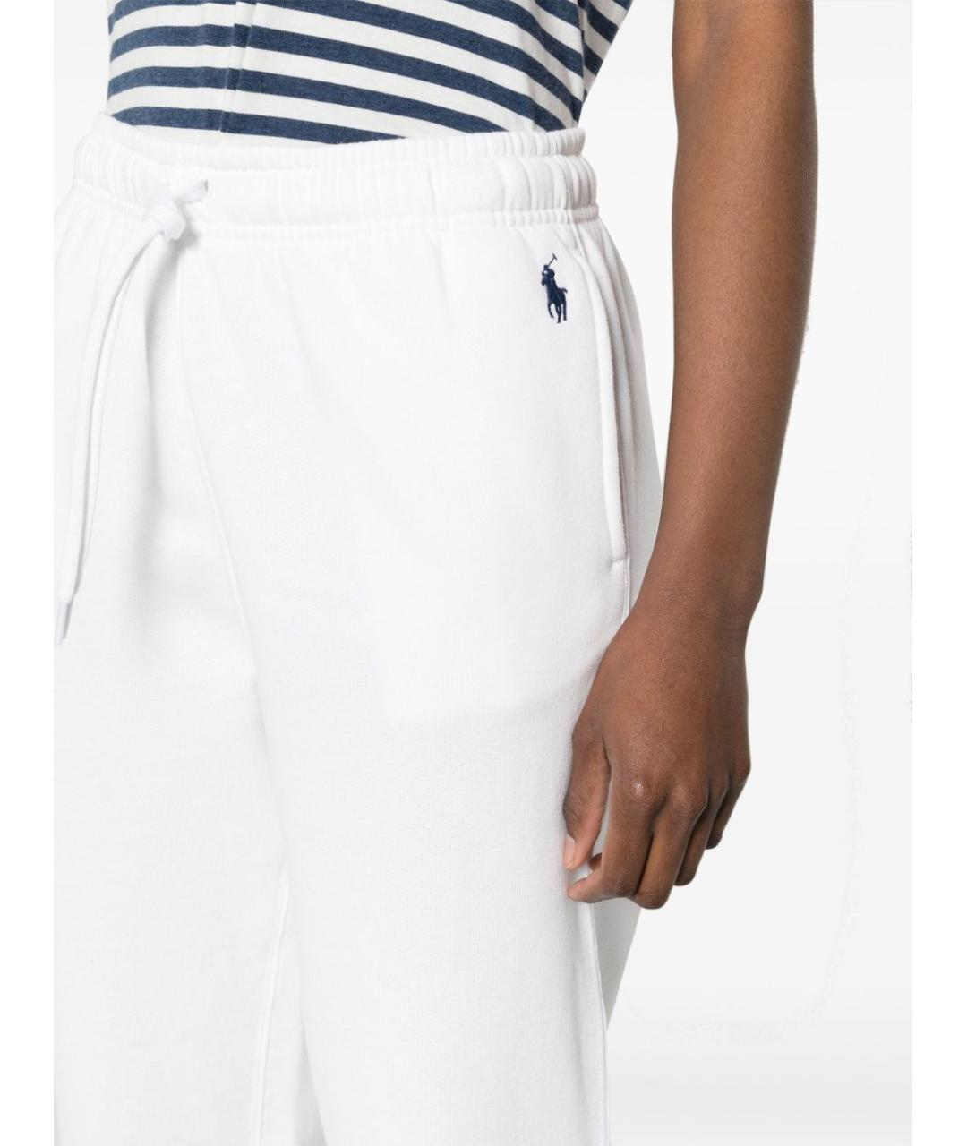 POLO RALPH LAUREN Белые прямые брюки, фото 2
