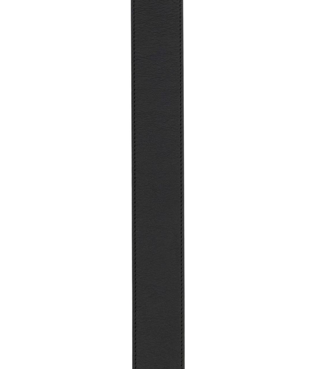 VALENTINO Черный кожаный ремень, фото 2