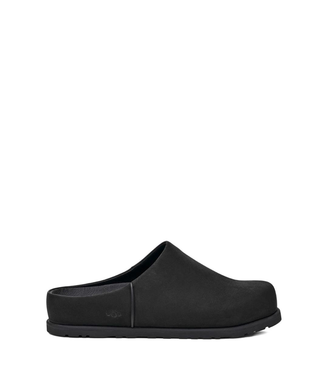 UGG AUSTRALIA Черные кожаные сандалии, фото 1