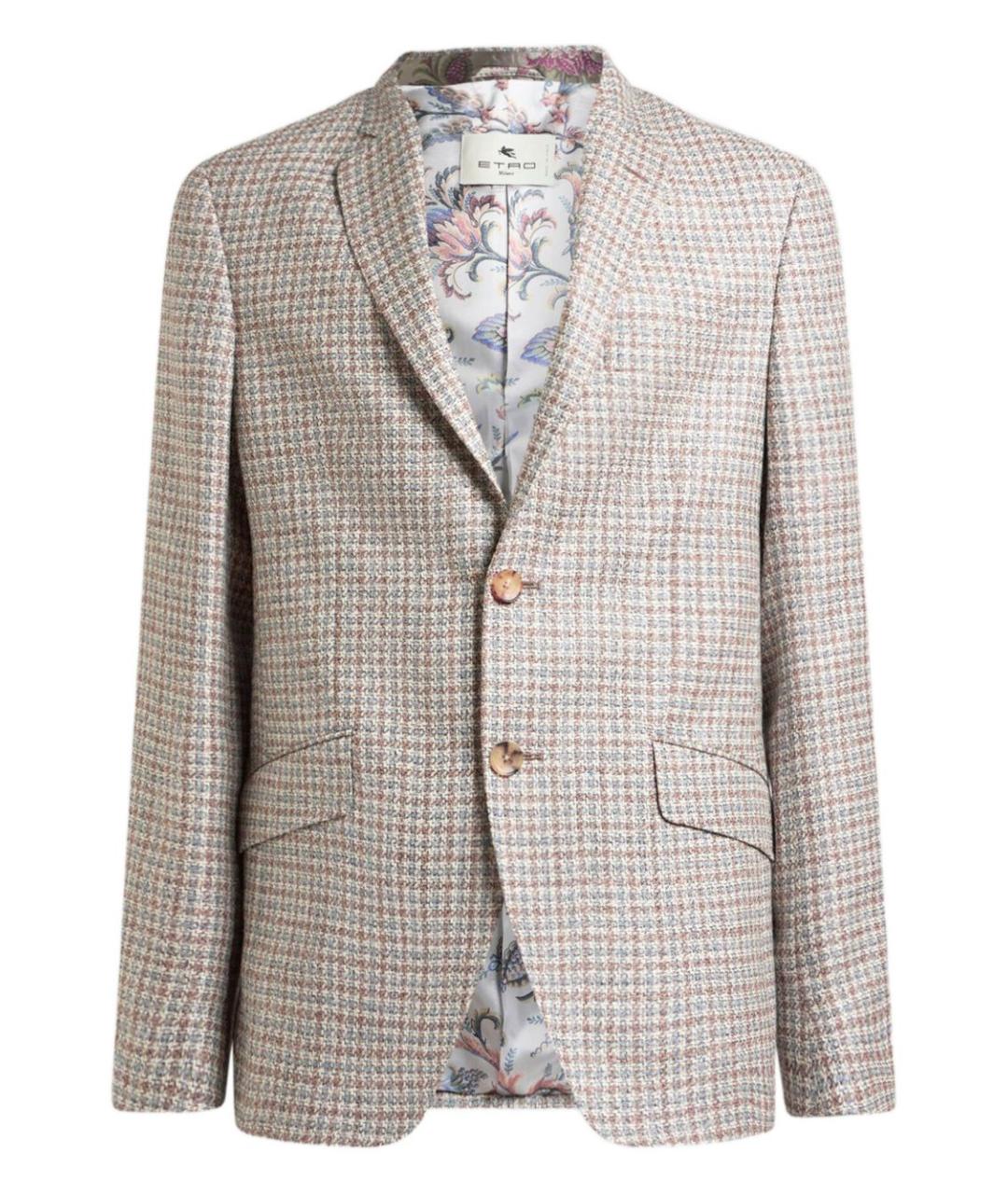 ETRO Мульти шерстяной пиджак, фото 1