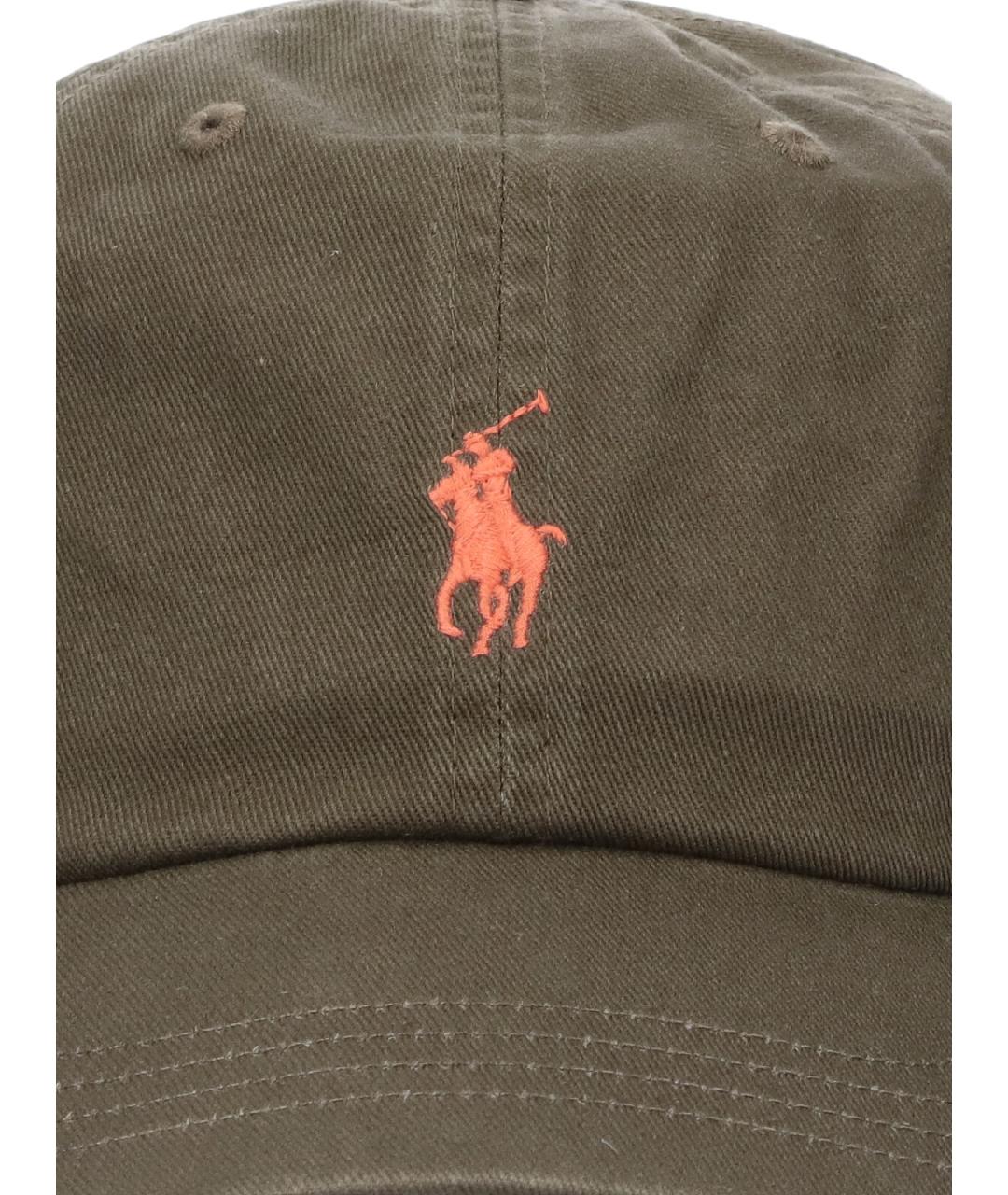 POLO RALPH LAUREN Зеленая хлопковая кепка, фото 3