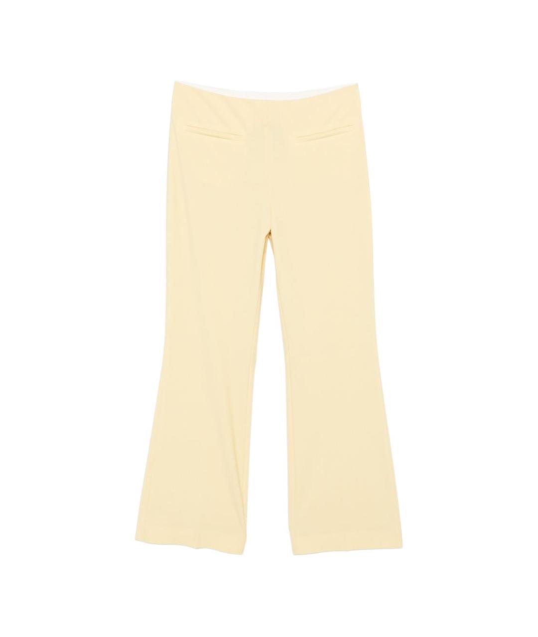 SEMICOUTURE Полиэстеровые прямые брюки, фото 1