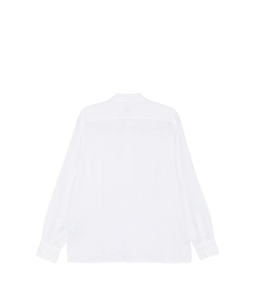 ASPESI Белая льняная кэжуал рубашка, фото 3