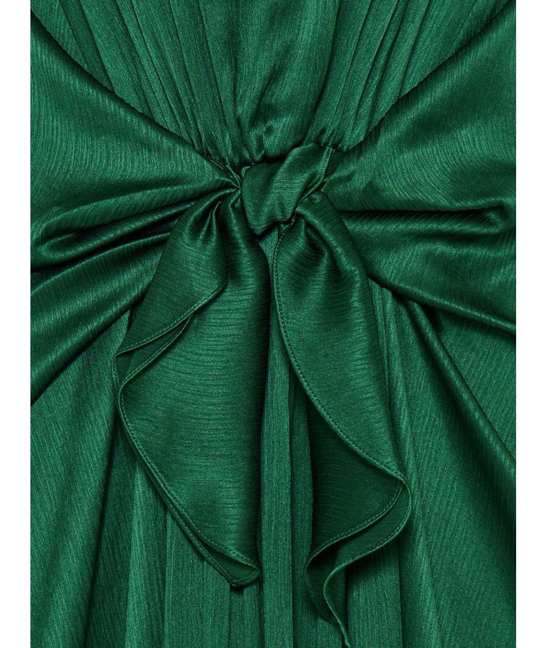 J.W.ANDERSON Зеленое шелковое вечернее платье, фото 2