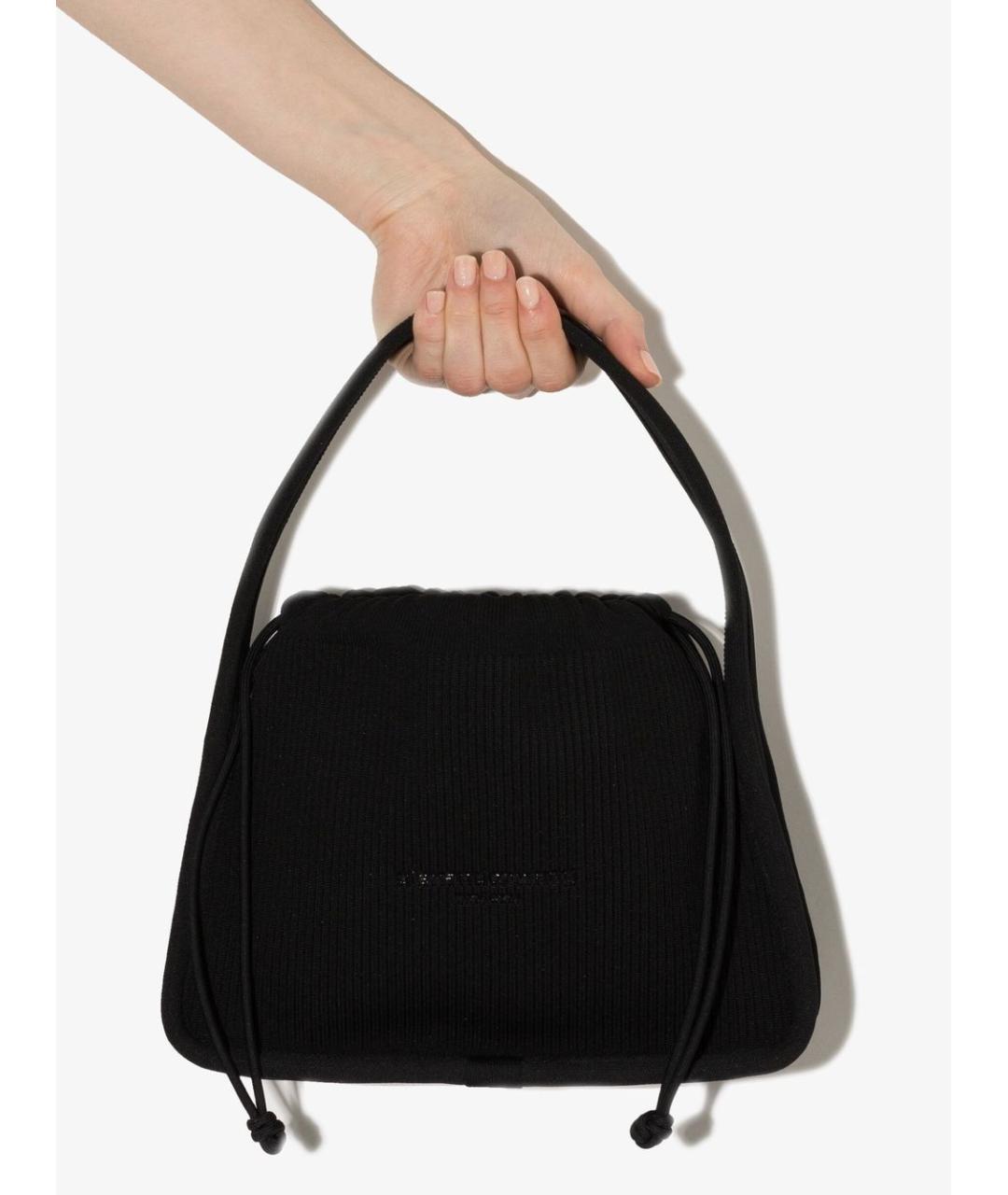 ALEXANDER WANG Черная синтетическая сумка с короткими ручками, фото 5