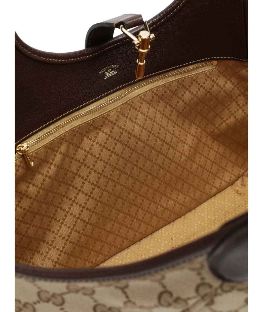 GUCCI Бежевая сумка тоут, фото 5