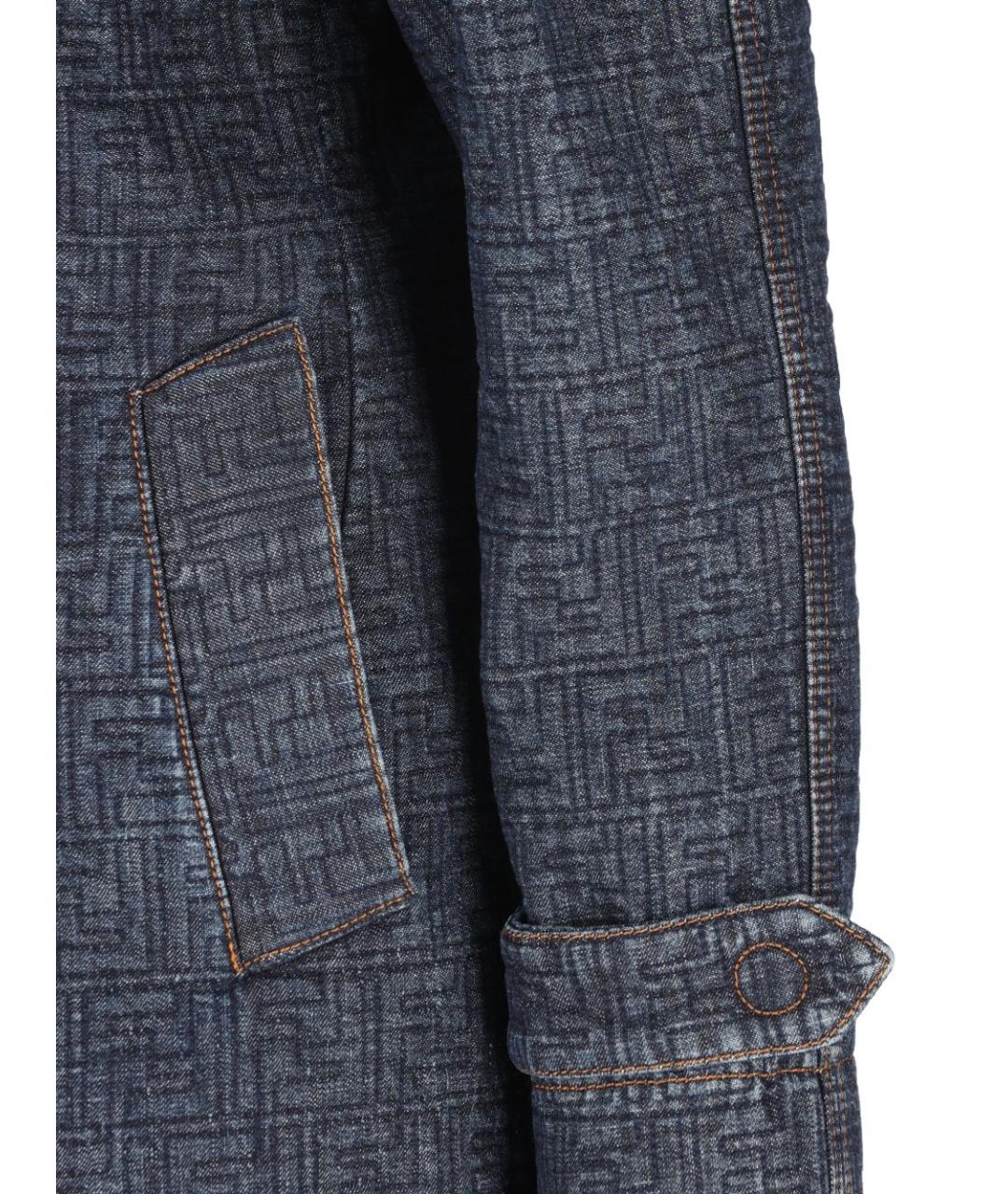 FENDI Синяя хлопковая куртка, фото 2