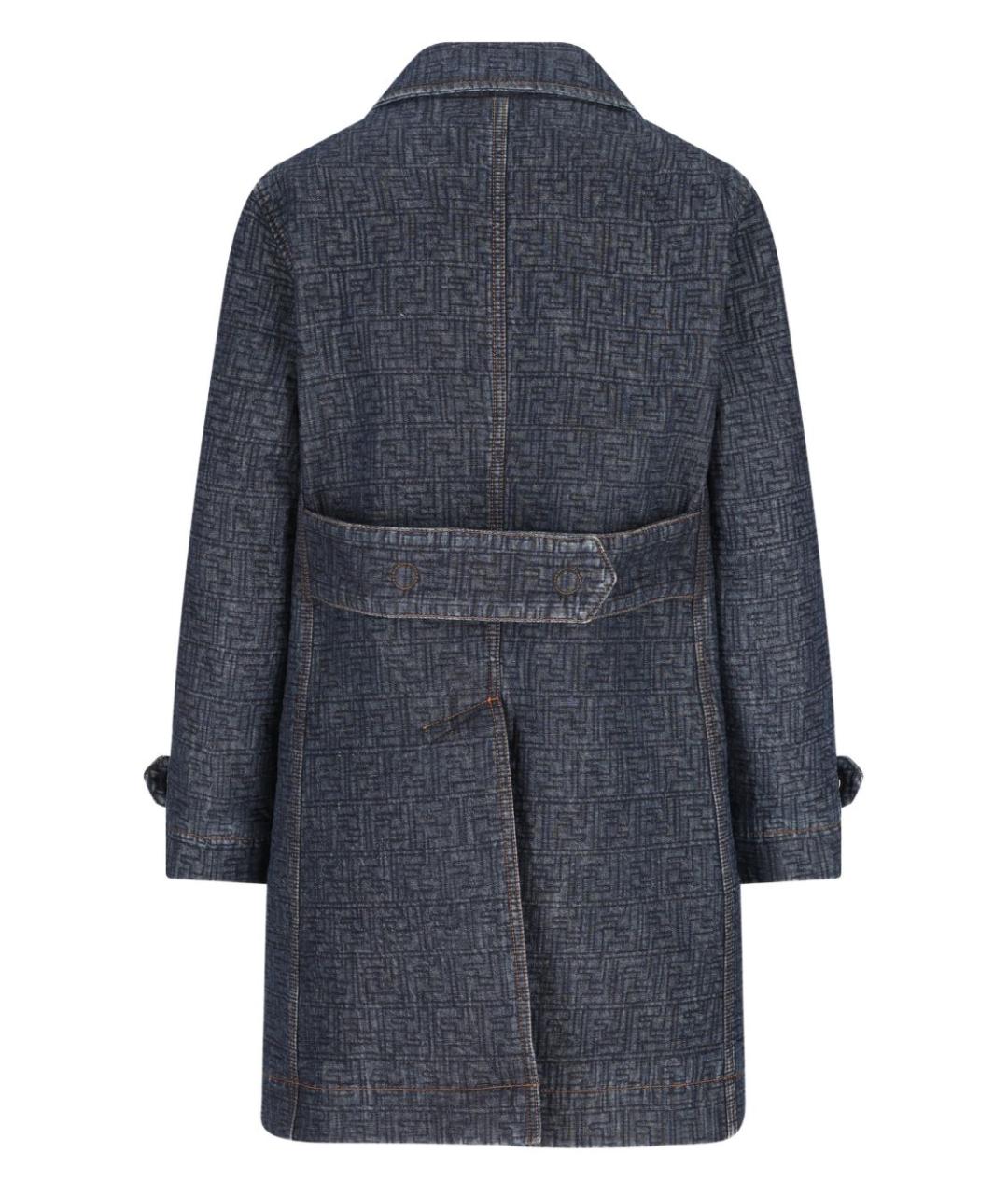 FENDI Синяя хлопковая куртка, фото 3