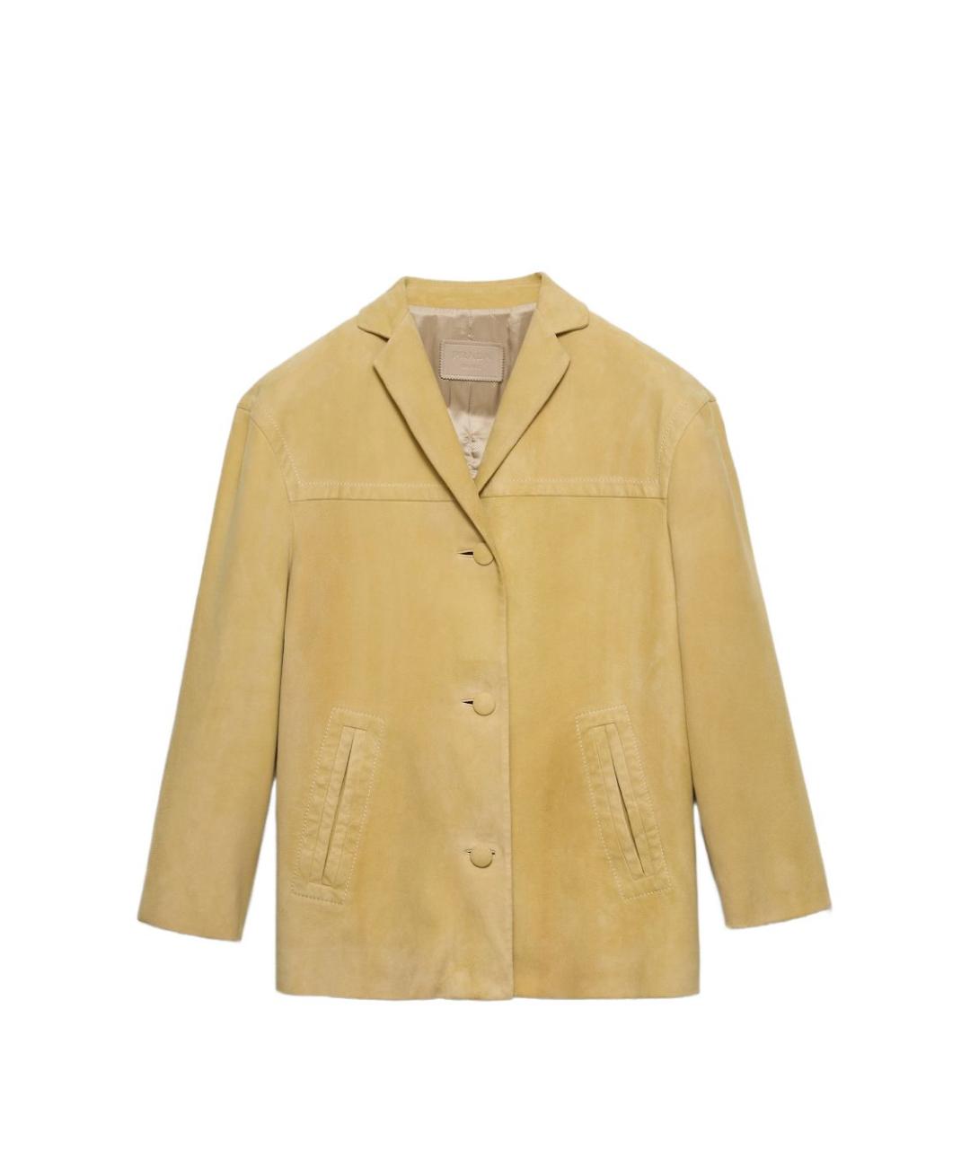 PRADA Желтая куртка, фото 1